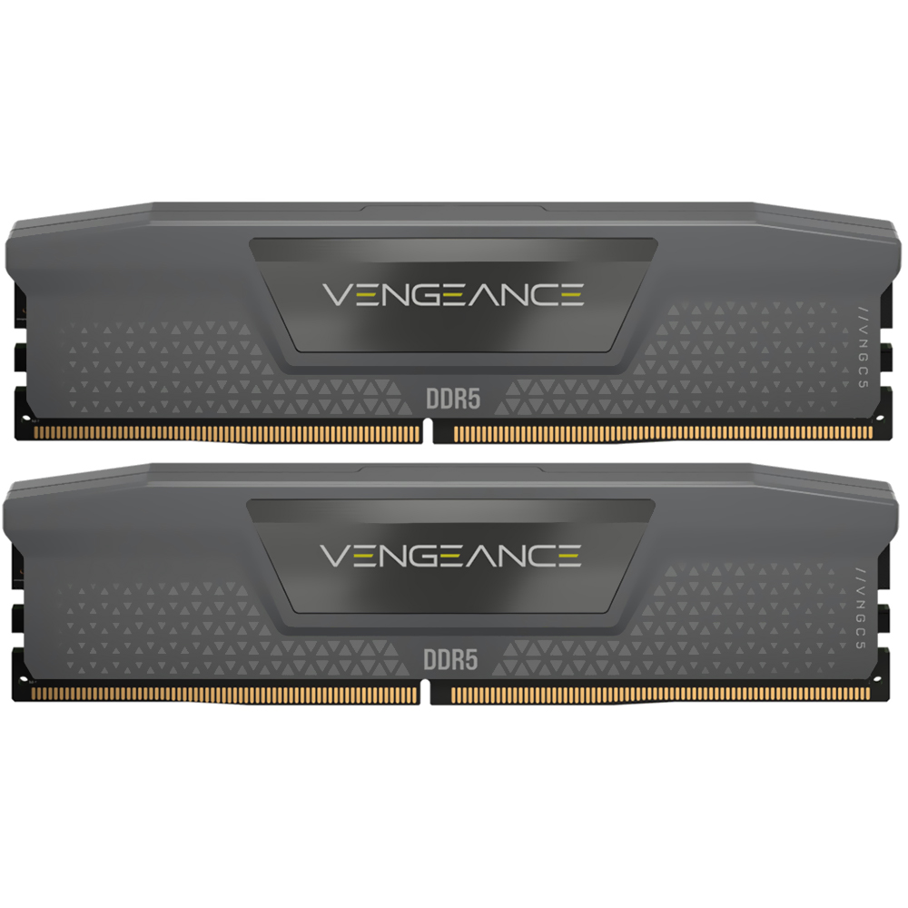 Mem DDR5 32GB 6400MHZ CORSAIR (2X16GB) VENGEANCE Cinza CMK32GX5M2B6400Z36 Intel Xmp/Amd EXPO
