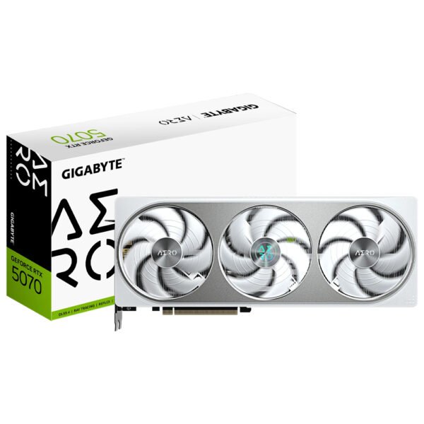 Tarjeta Gráfica GIGABYTE Aero OC 12 GB GeForce RTX 5070 GDDR7-GV-N5070AERO OC-12GD