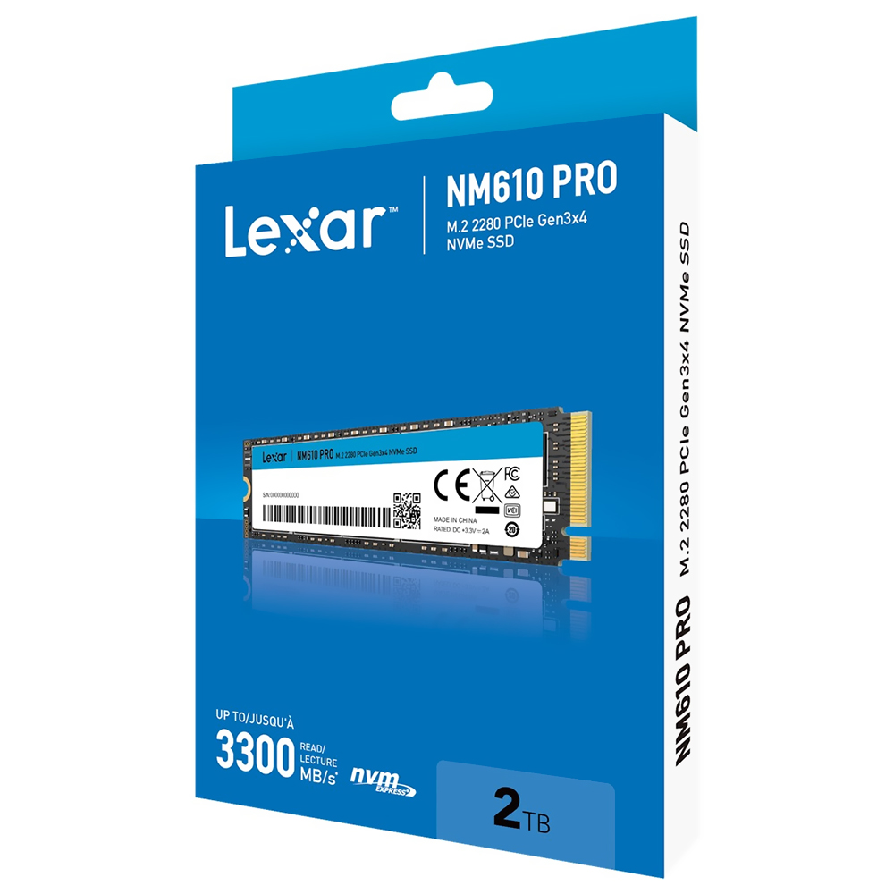 SSD Lexar M.2 2TB NM610 Pro NVME-LNM610P002T-RNNNG