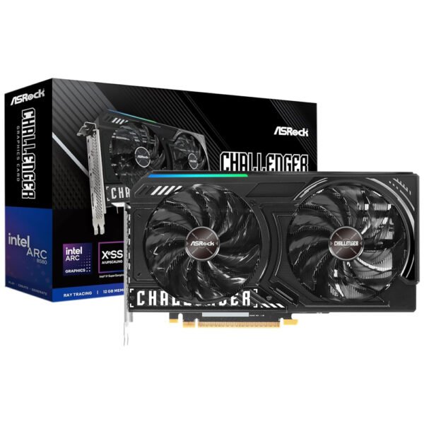 Tarjeta Gráfica ASROCK Challenger OC 12 GB INTEL ARC B580 GDDR6-90-GA5LZZ-00UANZ