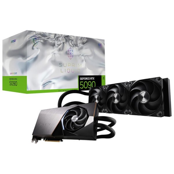 Tarjeta Gráfica MSI Suprim Liquid Soc 32 GB GeForce RTX 5090 GDDR7-912-V530-200