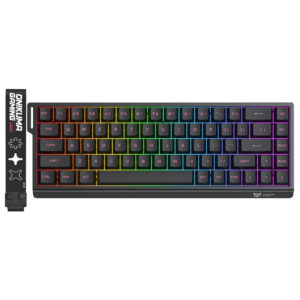 Teclado Gamer Wireless ONIKUMA MT603 RGB BT Ingles Negro