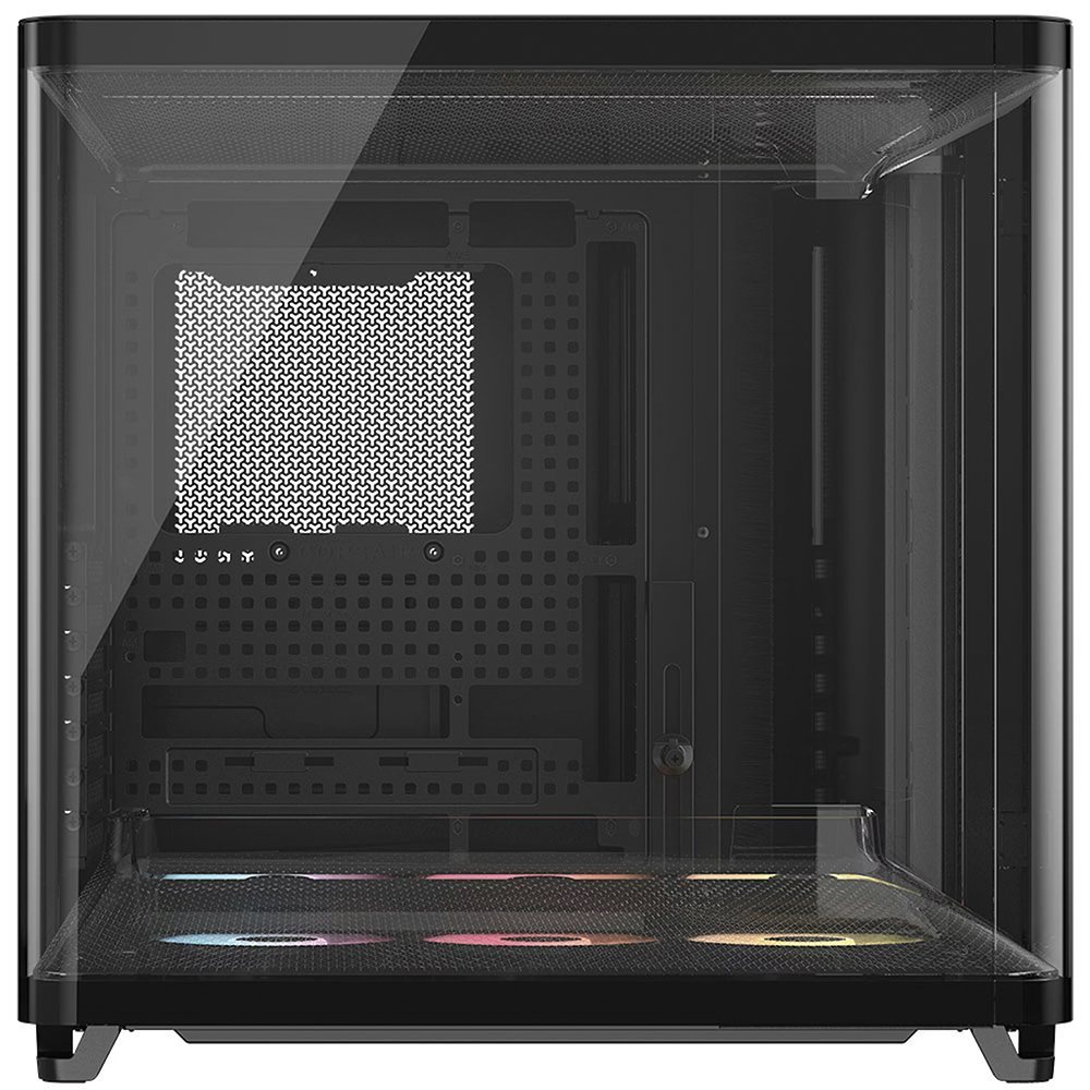 Gabinete Gamer Corsair CC-9011318-WW Air 5400 Series Vidro Negro - 3 Cooler ARGB - Mid Tower