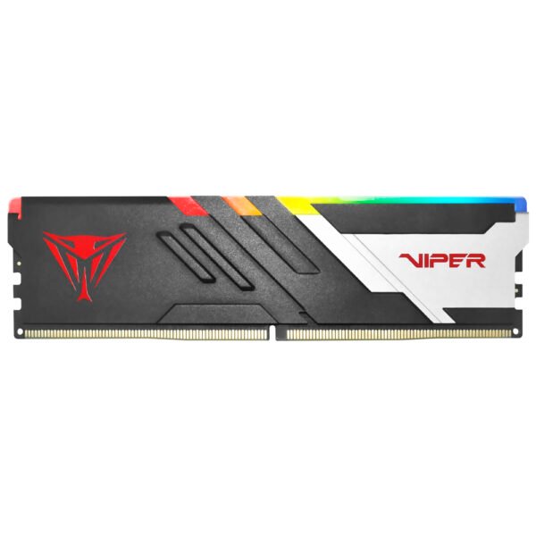 Memoria RAM Patriot Viper Venom DDR5 16GB 5600MHZ RGB Negro / Plata (PVVR516G56C36)
