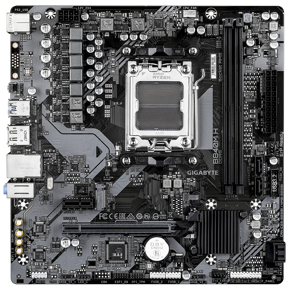 Placa Madre GIGABYTE B840M H Socket AM5 DDR5