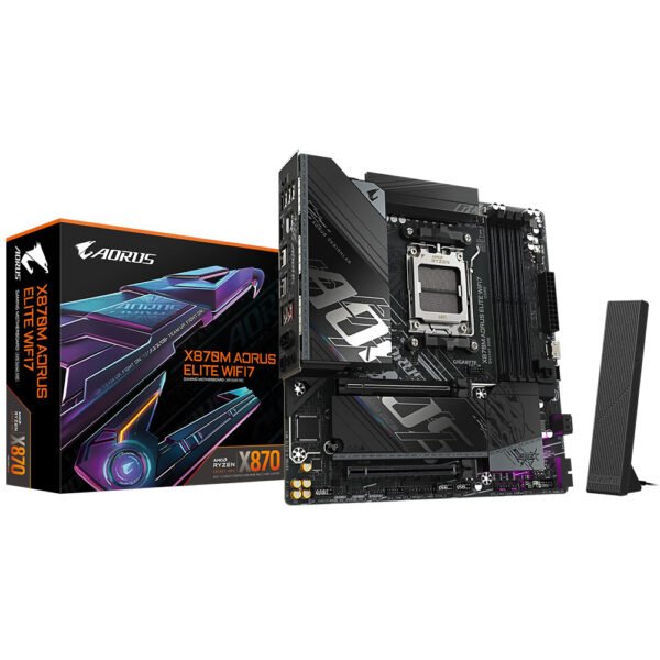 Placa Madre GIGABYTE X870M Aorus Elite WI-FI 7 Socket AM5 DDR5