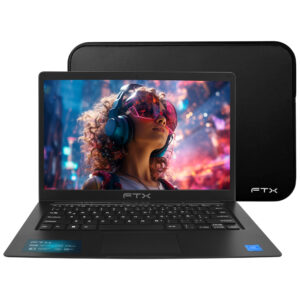 Notebook Ftx N14-C256ES Intel Celeron N4020 Pantalla HD 14" 4GB RAM 256GB SSD Windows 11 Home - Negro (Español)