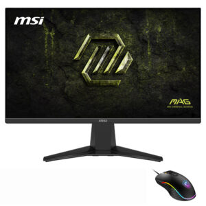 Monit. LCD 23.8" MSI Mag 245F X24 3BC8 Gaming FHD Rapid IPS 240HZ 0.5MS / HDMI / DP Negro + Mouse GM300