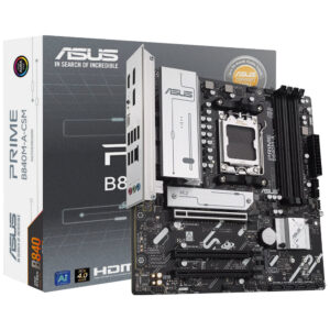 Placa Madre Am5 ASUS Prime B840M-A-CSM M.2 DDR5 Dp HDMI Type-C USB3.2 Glan Som Micro ATX 90MB1J10-M0EAYC