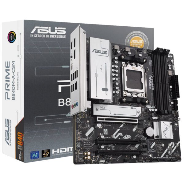 Placa Madre ASUS Prime B840M-A-CSM Socket AM5 DDR5
