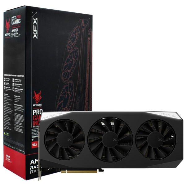 Tarjeta Gráfica XFX Mercury OC Gaming 16 GB Radeon RX 9060 XT GDDR6-RX-96TMERCB9