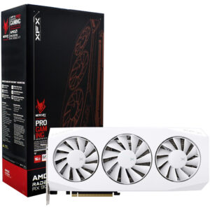 Tarjeta Gráfica XFX Mercury OC Gaming White Edition 16 GB Radeon RX 9060 XT GDDR6 - RX - 96TMERCW9