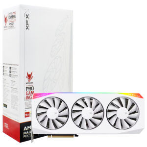 Tarjeta Gráfica 16 GB XFX Radeon RX 9070 XT Mercury OC Gaming 3100 MHZ 256 - BIT GDDR6 / DISPLAYPORT / HDMI RX - 97TRGBBW9 Blanco