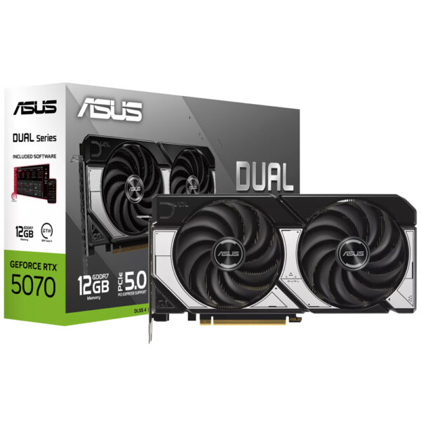 Tarjeta Gráfica ASUS Dual 12 GB GeForce RTX 5070 GDDR7-DUAL-RTX 5070-12G