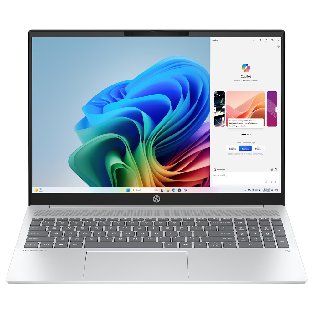 Notebook HP Omnibook 5 16-AG1173CL AMD Ryzen AI 7 350 2.0GHZ 16GB 1Tb SSD 16.0" 2K IPS Touch W11 Inglés Plata C42C9UA#ABA