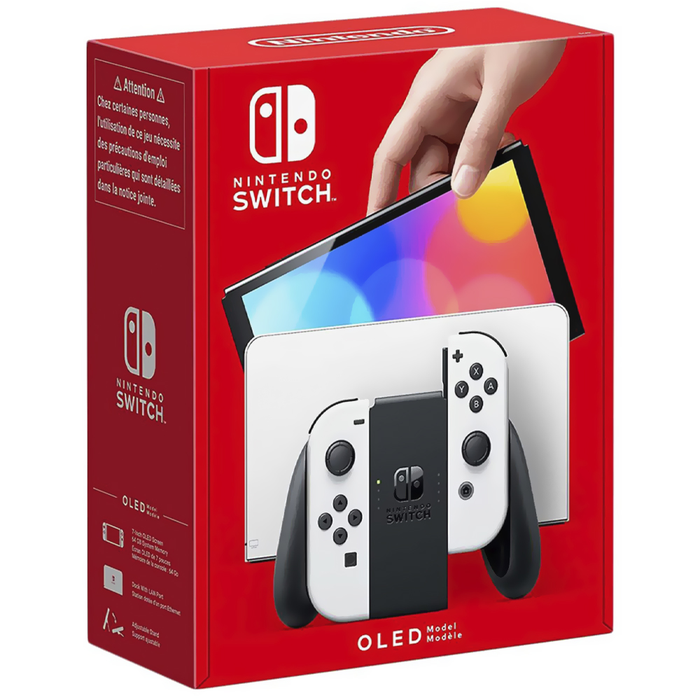 Consola Nintendo Switch 64Gb OLED Heg-S-Kaaaa (Br) Negro Blanco
