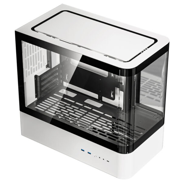 Gabinete Gamer Darkflash HM1 Art Ultra Micro ATX Blanco
