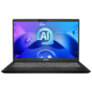 Notebook MSI Modern 15 H AI C2RMTG-406US Core 9 270H 2.7GHZ 32GB 1Tb SSD 15.6"FHD IPS 60Hz Touch W11 Inglés Classic Negro 9S7-15H431-408