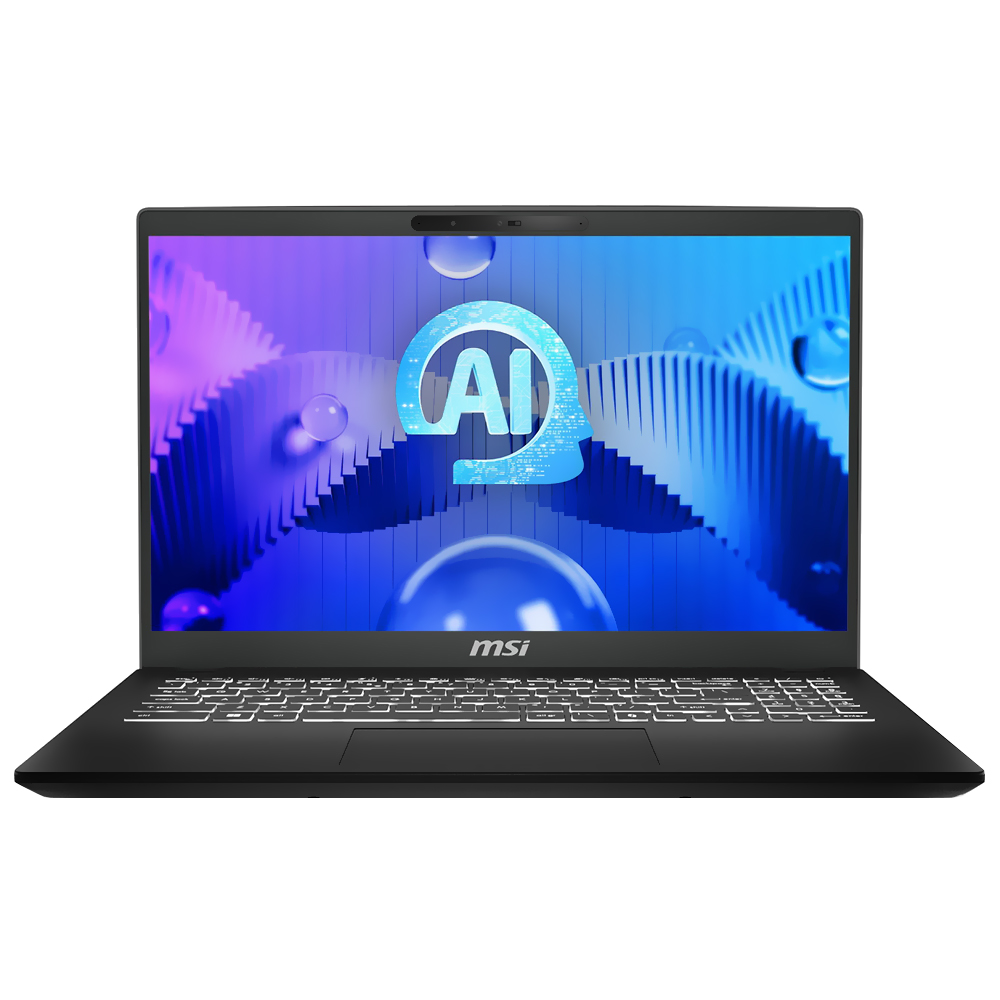 Notebook MSI Modern 15 H AI C2RMTG-406US Core 9 270H 2.7GHZ 32GB 1Tb SSD 15.6"FHD IPS 60Hz Touch W11 Inglés Classic Negro 9S7-15H431-408