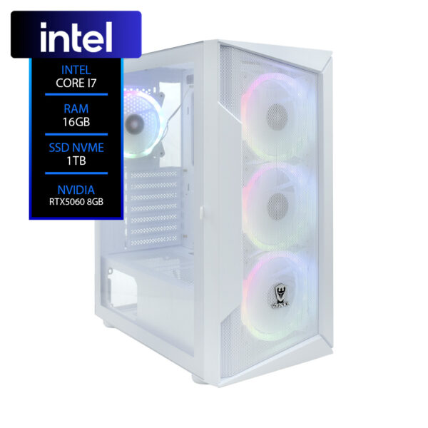 PC Intel i7 14700F 16GB (2x8GB) RTX RTX5060TI 8GB 1TB NVMe