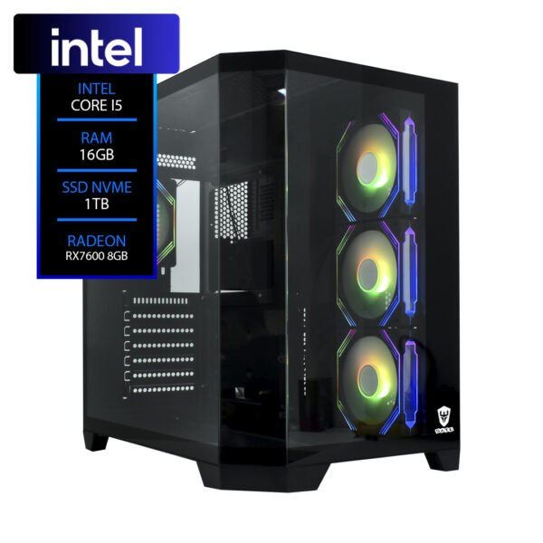 PC Intel i5 13400F 16GB RAM RX7600 8GB SSD 1TB