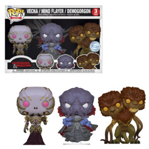 Funko Pop Games Dungeons & Dragons - Vecna / Mind Flayer / Demogorgon 3-pack (74006)