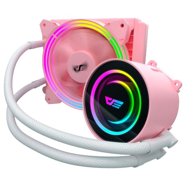Refrigeración Líquida Darkflash Symphony TR120 High 120mm RGB-Rosa
