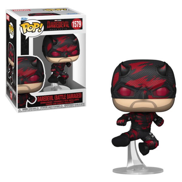 Funko Pop Marvel Daredevil Born Again - Daredevil 1579 (battle Damaged)