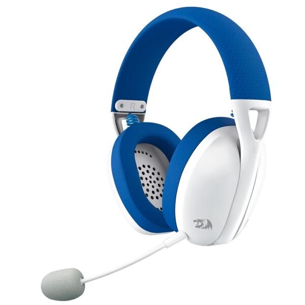 Auricular Gamer Redragon H848B Ire Pro Inalámbrico Azul Blanco