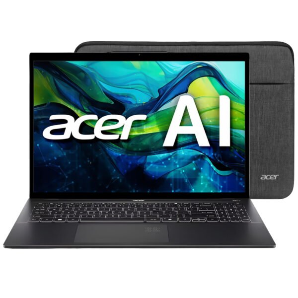 Notebook Acer Swift 16 AI SF16-51T-76TG Intel Core Ultra 7 256V Pantalla Touch OLED 2.8K 16" 16GB RAM 1Tb SSD Intel Arc 8GB - Ice Negro (Inglés)