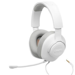 Auricular Gamer JBL Quantum 100 M2 Con Cable Blanco