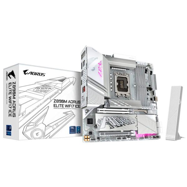 Placa Madre GIGABYTE Z890M Aorus Elite WI-FI 7 Ice Socket LGA 1851 DDR5