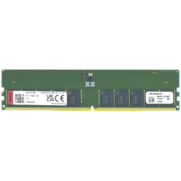 Memoria RAM KINGSTON Ecc DDR5 32GB 5600MHZ KTD-PE556E-32G (Server Dell)
