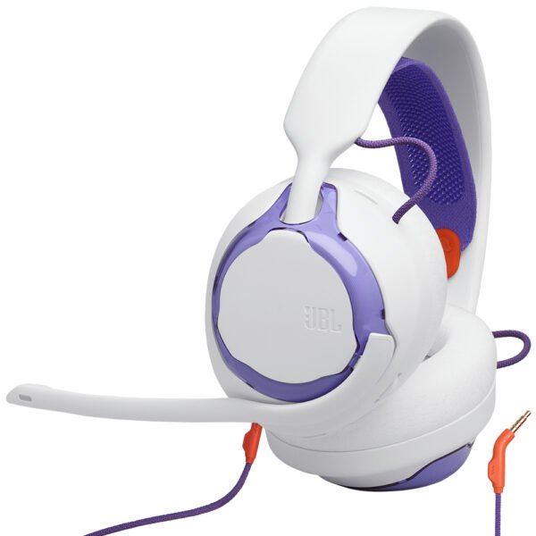 Auricular Gamer JBL Quantum 250 Con Cable Blanco Morado