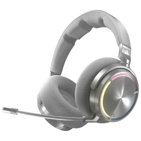 Auricular Con Micrófono Gamer Corsair Virtuoso Max Inalámbrico - Plata (CA-9011373-WW)