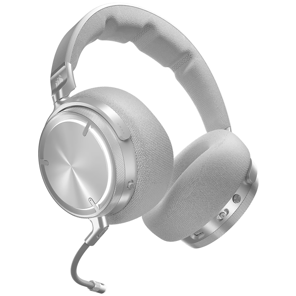 Auricular Con Micrófono Gamer Corsair Virtuoso Max Inalámbrico - Plata (CA-9011373-WW)