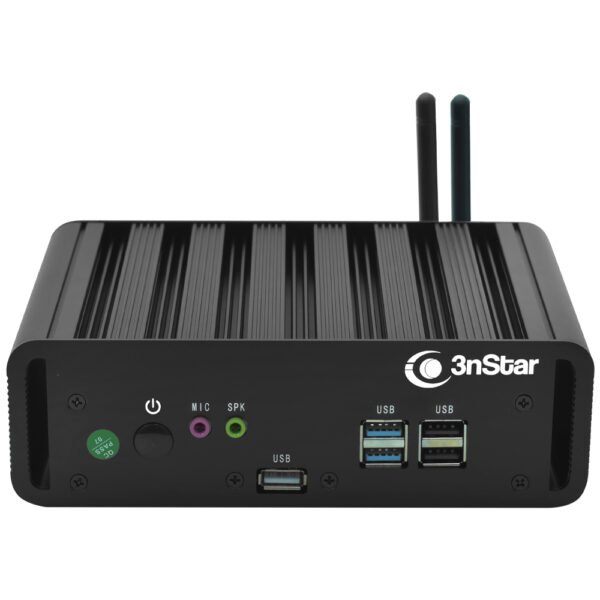 Mini PC 3NSTAR PC082WV-8-240 Industrial INTEL CELERON J6412 de 2.0GHZ / 8GB de RAM / 240GB SSD-Negro