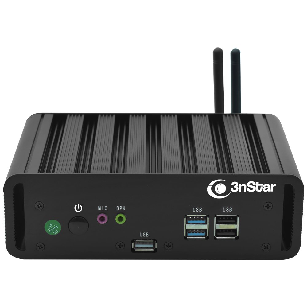 Mini PC 3NSTAR PC082WV-8-240 Industrial INTEL CELERON J6412 de 2.0GHZ / 8GB de RAM / 240GB SSD-Negro