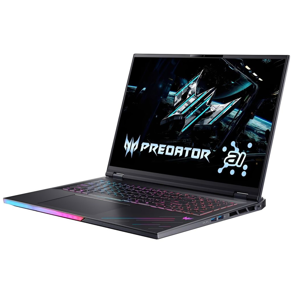 Notebook Acer Gaming Predator Helios 18 AI PH18-73-962W Core Ultra 9 275HX 2.7GHZ 64GB 2Tb SSD 18"WQUXGA IPS Mini Vga RTX5090 24GB W11 Inglés Abyssal Negro+Capa NH.U1RAA.001