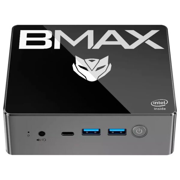 Mini PC Bmax B4 Turbo INTEL CORE N150 de 3.6GHZ / 16GB de RAM / 512GB SSD-Negro