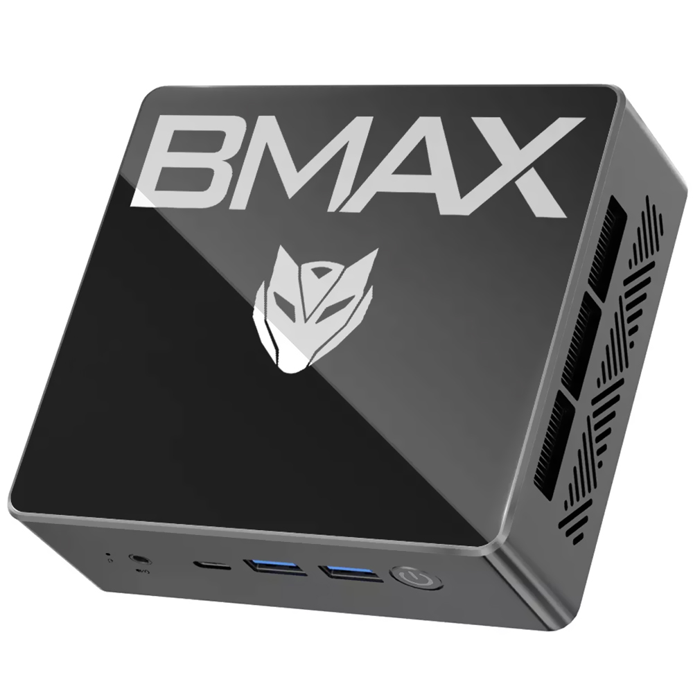Mini PC Bmax B4 Turbo INTEL CORE N150 de 3.6GHZ / 16GB de RAM / 512GB SSD - Negro