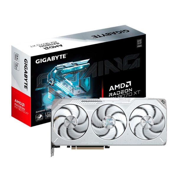 Tarjeta Gráfica GIGABYTE Gaming OC Ice 16 GB Radeon RX 9070 XT GDDR6-GV-R9 07XGAMINGOCICE-16GD