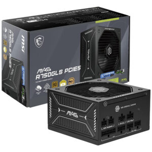 Fuente de Alimentación Msi Mag A750GLS 750W ATX 3.1 Modular 80 Plus Gold