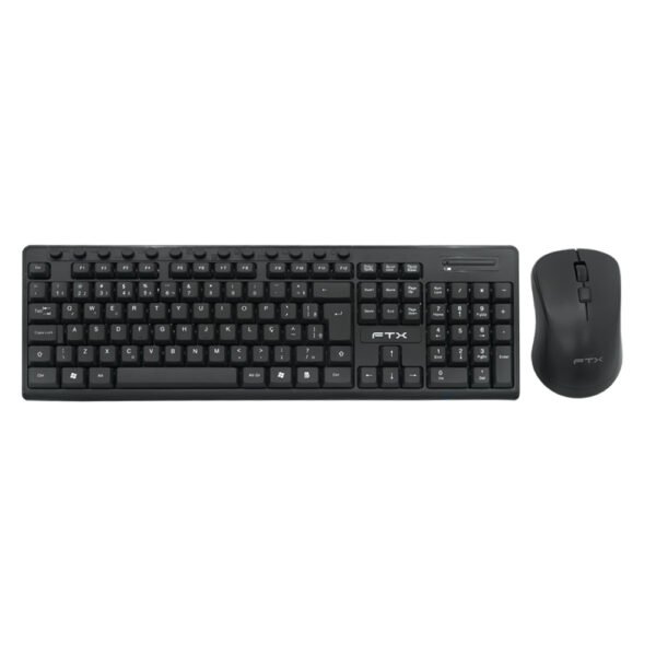 Teclado+mouse Ftx KM250 Wireless Español-Negro