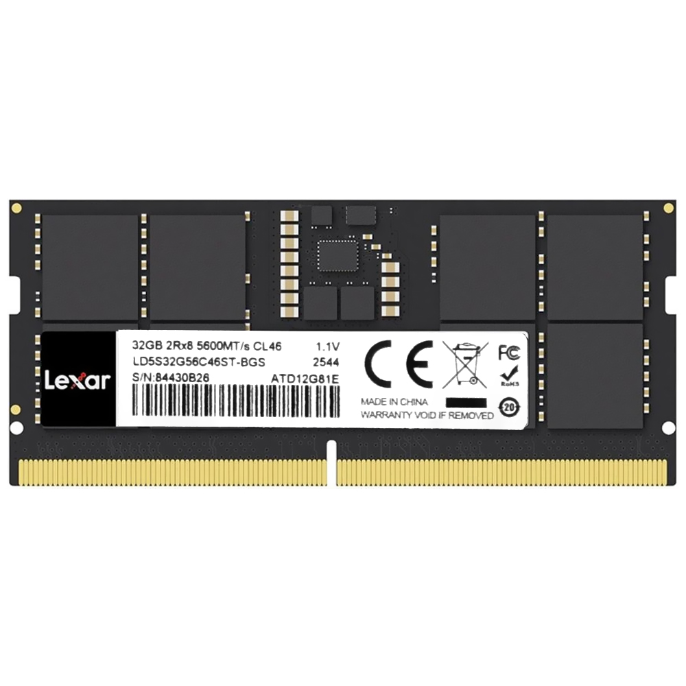 Memoria Ramoria RAM LEXAR DDR5 32GB 5600MHZ LD5S32G56C46ST-BGS