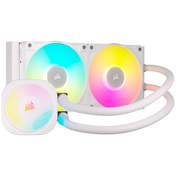 Refrigeración Líquida Corsair Icue Link Titan 240 Rx 240mm RGB BLANCO-CW-9061020-WW