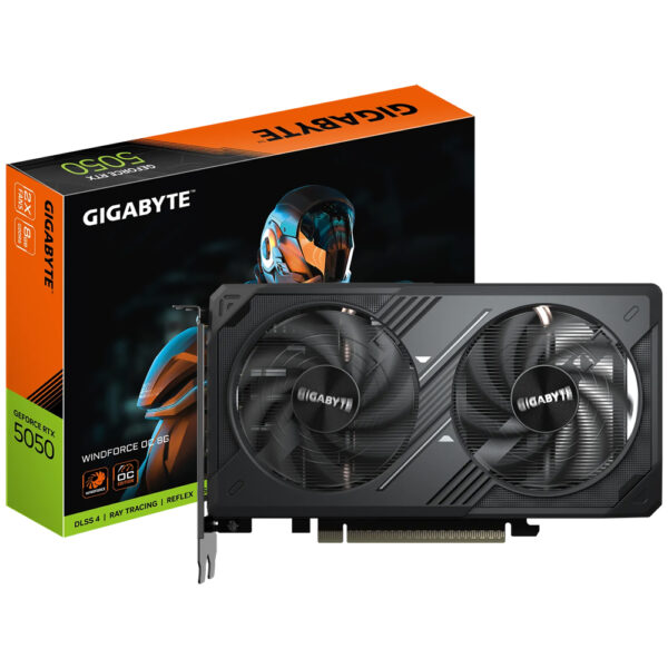 Tarjeta Gráfica GIGABYTE Windforce OC 8 GB GeForce RTX 5050 GDDR6-GV-N5050WF2OC-8GD