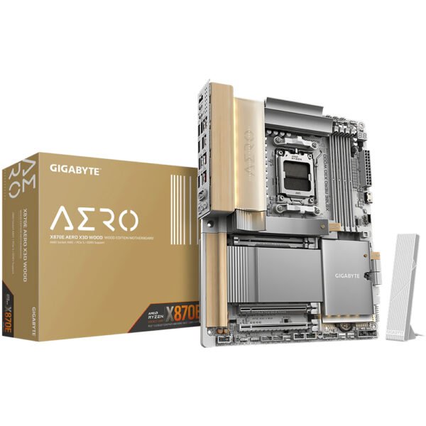 Placa Madre GIGABYTE X870E Aero X3D Wood Socket AM5 DDR5