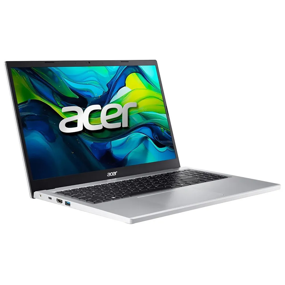 Notebook Acer Aspire 3 15 A315-24PT-R8W1 AMD Ryzen 3 7320U Pantalla Touch Full HD 15.6" 8GB RAM 128GB SSD Windows 11 - Pure Plata (Inglés)