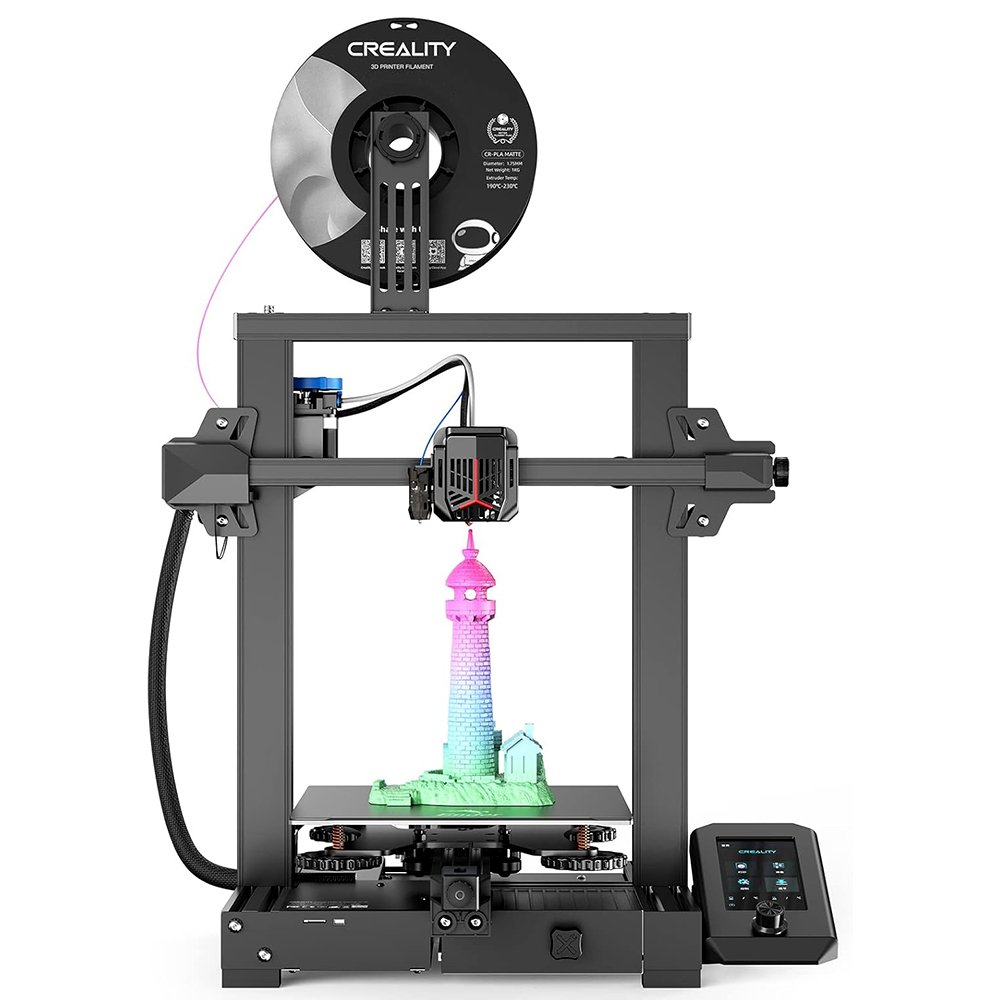 Impresora 3D Creality ENDER-3 V2 Neo Bivolt – Negro